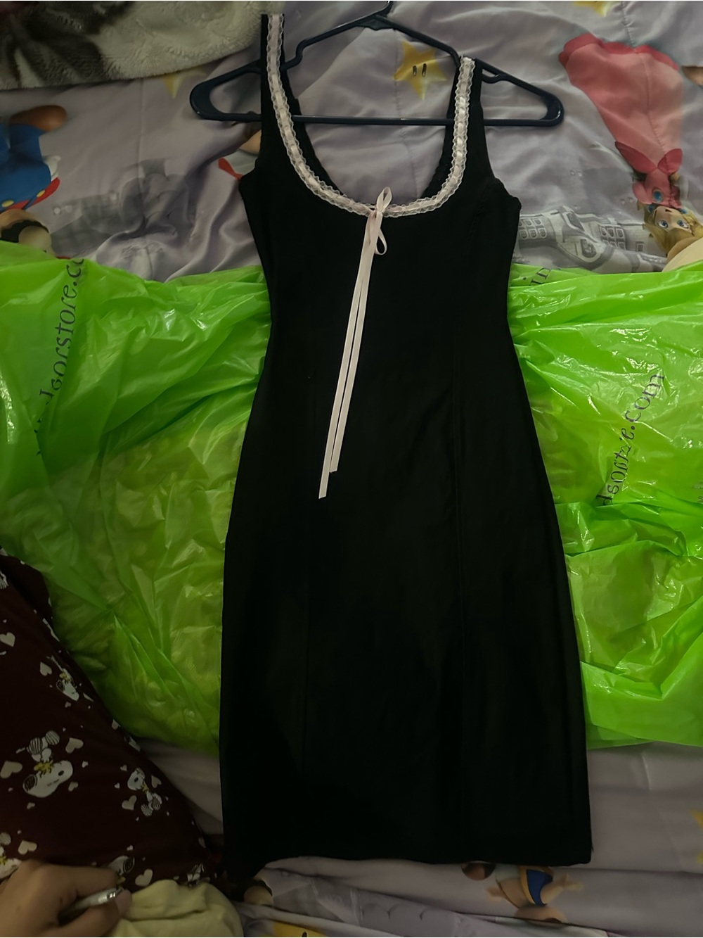 Cutest Of All Ribbon Bow Bodycon Mini Dress Windsor